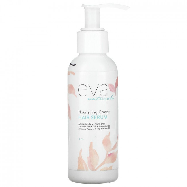 Eva Naturals, Питательная сыворотка для роста волос, 4 унции