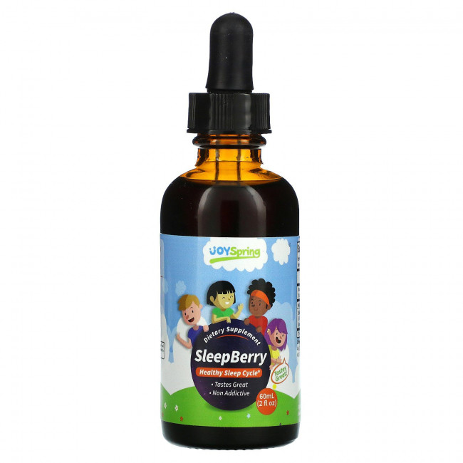 JoySpring, SleepBerry, Натуральные ягоды, 2 жидких унции (60 мл) JoySpring, SleepBerry, Натуральные ягоды, 2 жидких унции (60 мл)