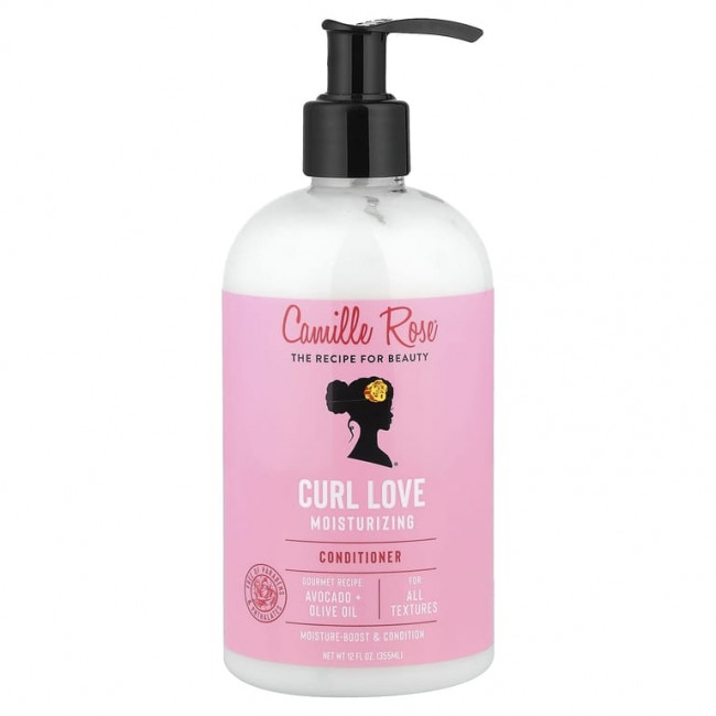 Camille Rose, Curl Love, увлажняющий кондиционер для любой текстуры, 355 мл (12 жидк. унций)