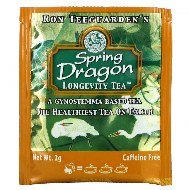 Dragon Herbs, Spring Dragon Longevity Tea, без кофеина, 20 чайных пакетиков, 1,8 унции (50 г) Dragon Herbs, Spring Dragon Longevity Tea, без кофеина, 20 чайных пакетиков, 1,8 унции (50 г)