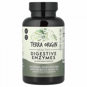 Terra Origin, пищеварительные ферменты, 60 капсул