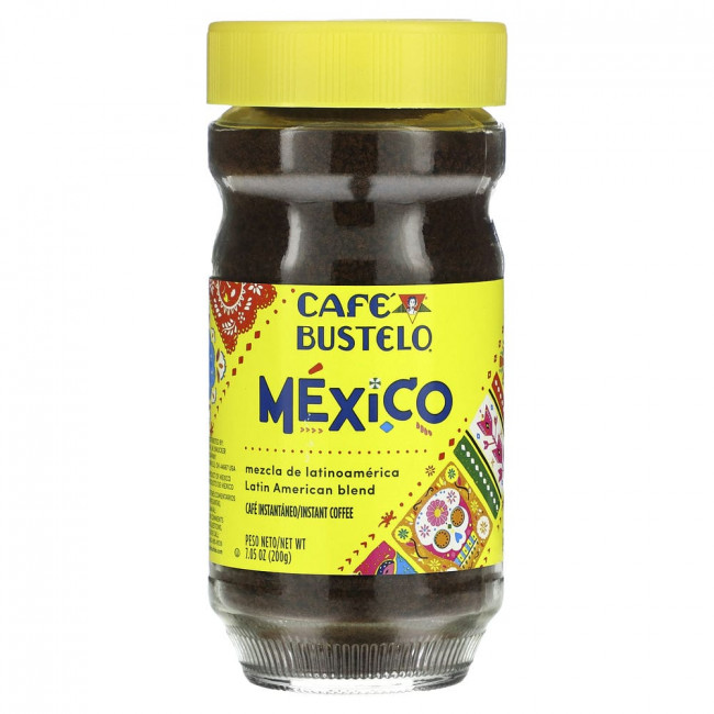 Café Bustelo, Растворимый кофе, латиноамериканская смесь, 200 г (7,05 унции) Café Bustelo, Растворимый кофе, латиноамериканская смесь, 200 г (7,05 унции)