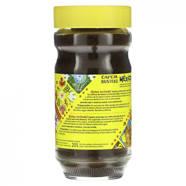 Café Bustelo, Растворимый кофе, латиноамериканская смесь, 200 г (7,05 унции) Café Bustelo, Растворимый кофе, латиноамериканская смесь, 200 г (7,05 унции)
