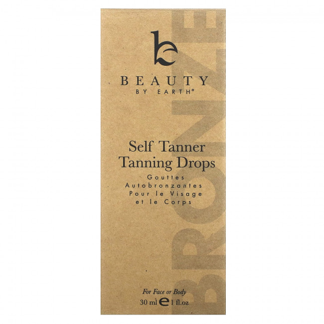 Beauty By Earth, Средство для автозагара, капли для загара, 30 мл (1 жидк. Унция) Beauty By Earth, Средство для автозагара, капли для загара, 30 мл (1 жидк. Унция)