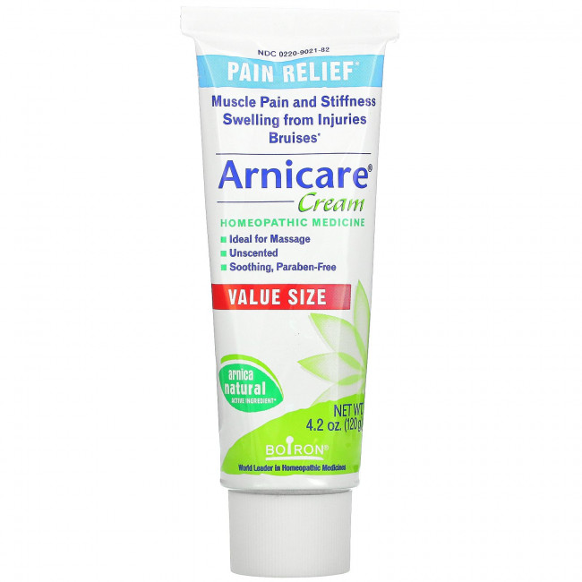 Boiron, Arnicare, крем для облегчения боли, без запаха, 120 г (4,2 унции) Boiron, Arnicare, крем для облегчения боли, без запаха, 120 г (4,2 унции)