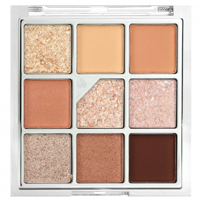 Unleashia, Glitterpedia Eyeshadow Palette, No. 3 All of Coral Pink, 0.233 oz