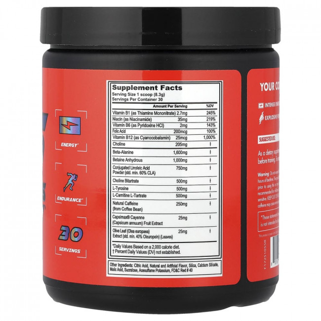 fitcode, Versus Energy® Pre-Workout, Cherry Limeade, 8.8 oz (249 g) fitcode, Versus Energy® Pre-Workout, Cherry Limeade, 8.8 oz (249 g)