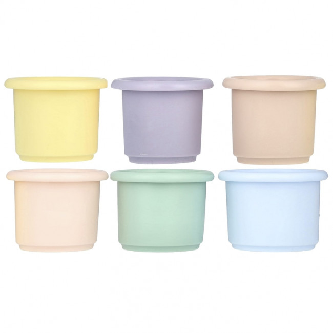 Green Sprouts, Sprout Ware®, стаканы, от 6 месяцев, разноцветные, 6 стаканов Green Sprouts, Sprout Ware®, стаканы, от 6 месяцев, разноцветные, 6 стаканов