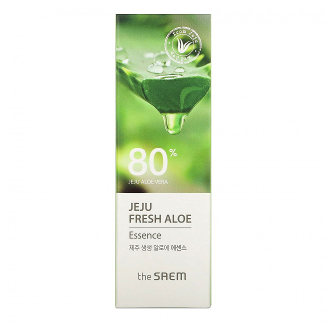 The Saem, Jeju Fresh Aloe, 80% алоэ вера, эссенция, 35 мл (1,18 жидк. Унции)
