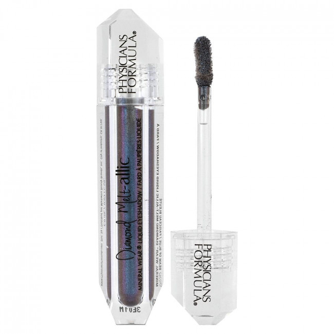 Physicians Formula, Mineral Wear, Diamond Melt-Allic Liquid Eyeshadow, Beam of Blue, 0.09 fl oz (2.8 ml)