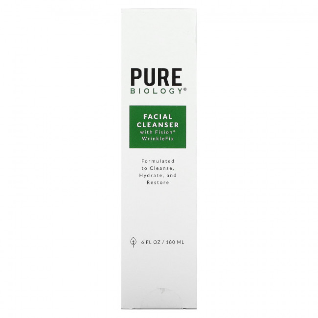 Pure Biology, Очищающее средство для лица с Fision WrinkleFix, 180 мл (6 жидк. Унций) Pure Biology, Очищающее средство для лица с Fision WrinkleFix, 180 мл (6 жидк. Унций)