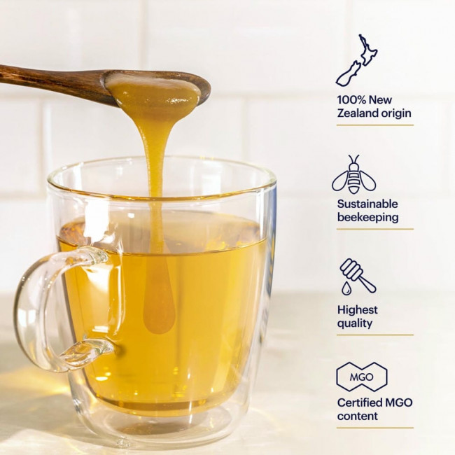 Manuka Health, Мед мануки, MGO 573+, 250 г (8,8 унции)