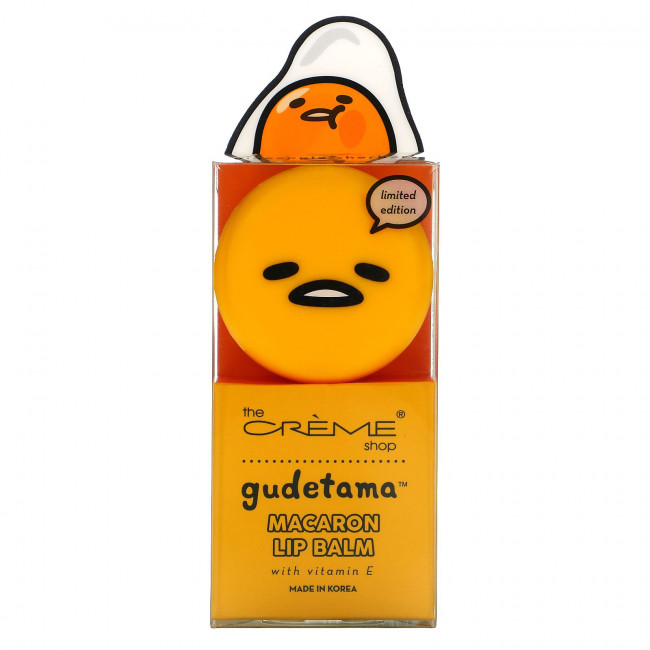 The Creme Shop, Gudetama, бальзам для губ Macaron, ананасовый щербет, 7,5 г (0,26 унции) The Creme Shop, Gudetama, бальзам для губ Macaron, ананасовый щербет, 7,5 г (0,26 унции)