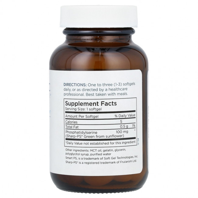 Metabolic Maintenance, PS-100, 100 мг, 60 мягких таблеток Metabolic Maintenance, PS-100, 100 мг, 60 мягких таблеток