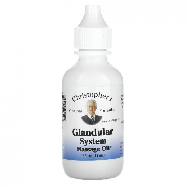 Массажное масло для железистой системы от Christopher's Original Formulas, 59 мл (2 жидких унции) (снято с производства)