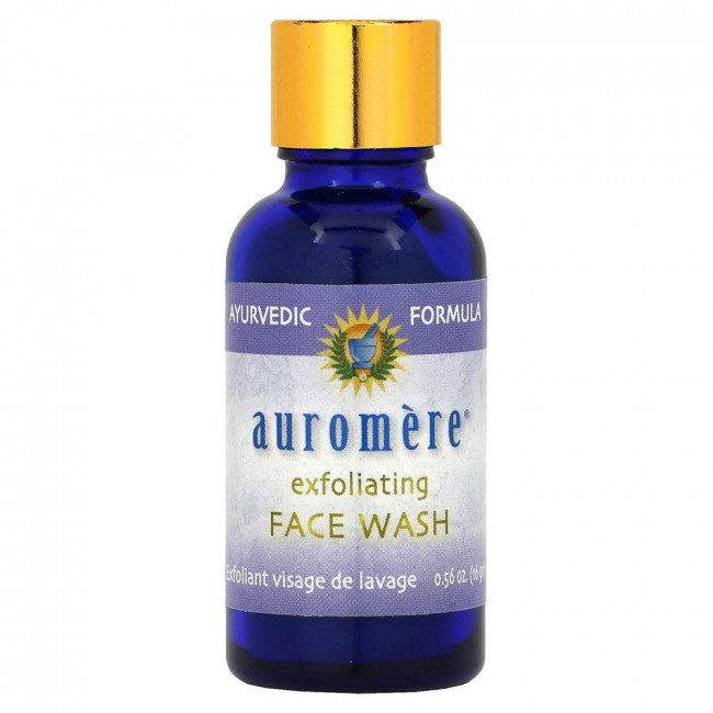 Auromere, Exfoliating Face Wash, 0.56 oz (16 gm)