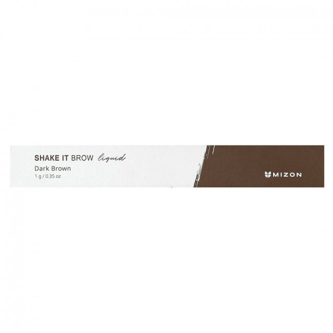 Mizon, Shake It Brow, Liquid, Dark Brown, 0.35 oz (1 g)