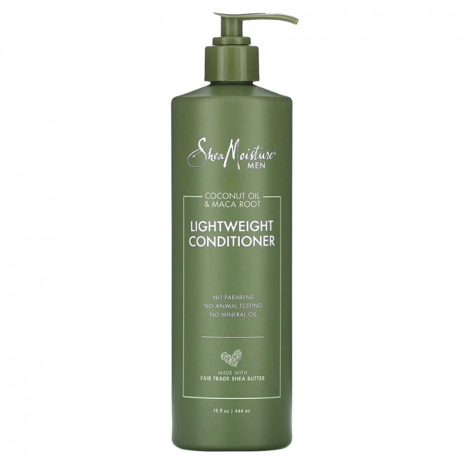 SheaMoisture, Для мужчин, легкий кондиционер, кокосовое масло и корень маки, 444 мл (15 жидк. Унций)