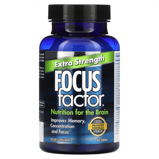 Focus Factor, Extra Strength, 60 таблеток Focus Factor, Extra Strength, 60 таблеток