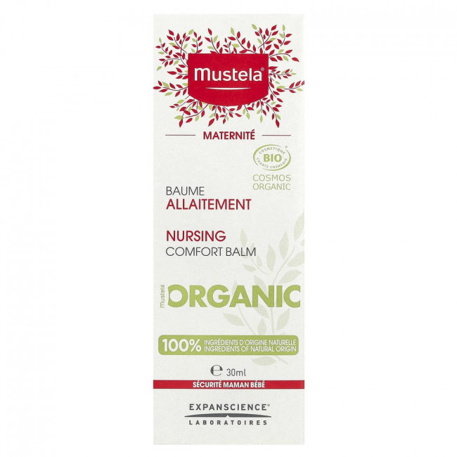 Mustela, органический бальзам для ухода за кожей, 30 мл
