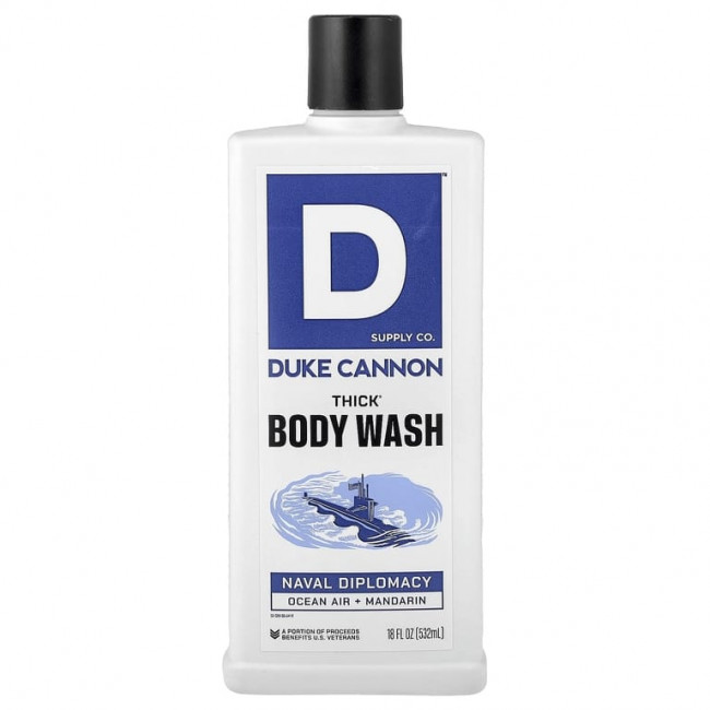 Duke Cannon Supply Co., Thick®, гель для душа, морская пошлина, 532 мл (18 жидк. унций)