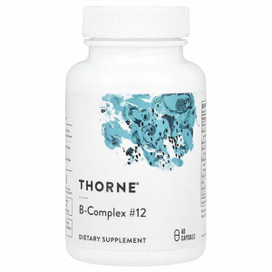 Thorne Research, комплекс витаминов группы B №12, 60 капсул
