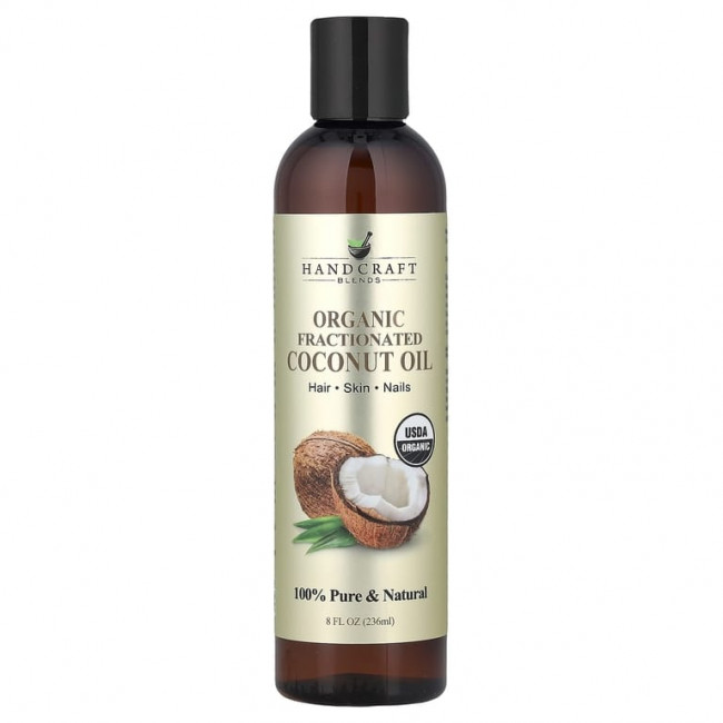 Handcraft Blends, органическое фракционированное кокосовое масло, 236 мл (8 жидк. унций) Handcraft Blends, органическое фракционированное кокосовое масло, 236 мл (8 жидк. унций)