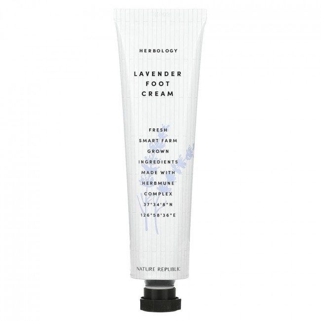 Nature Republic, Herbology, Lavender Foot Cream, 2.36 fl oz (70 ml)