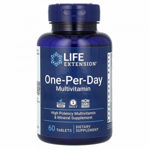 Life Extension, One-Per-Day, 60 таблеток