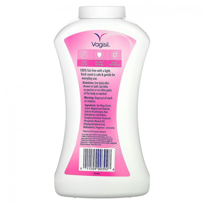 Vagisil, Дезодорант-порошок для блокировки запаха, 227 г (8 унций)