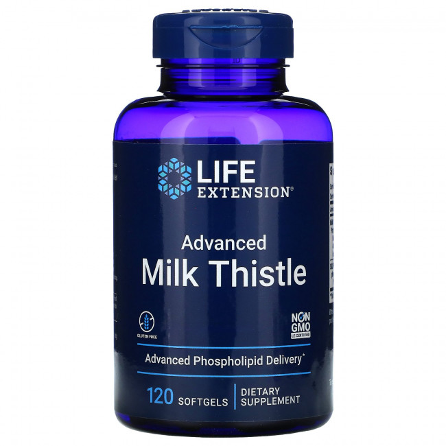 Life Extension, улучшенная формула расторопши, 120 капсул