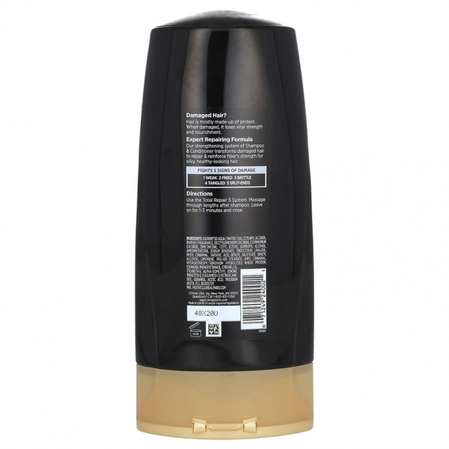L'Oréal, Elvive, Total Repair 5, восстанавливающий кондиционер, для поврежденных волос, 750 мл (25,4 жидк. унции) L'Oréal, Elvive, Total Repair 5, восстанавливающий кондиционер, для поврежденных волос, 750 мл (25,4 жидк. унции)