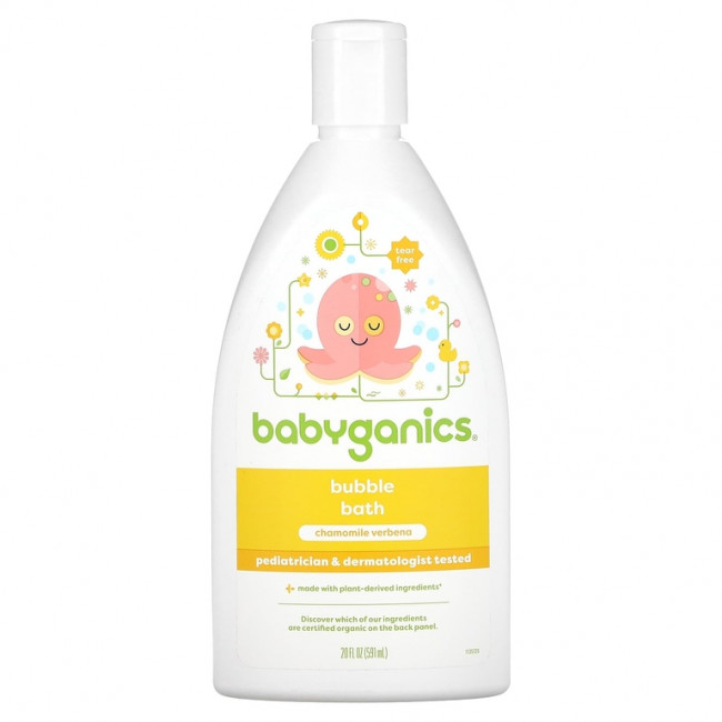 Babyganics, Жемчужная ванна, ромашка и вербена, 591 мл (20 жидк. Унций) Babyganics, Жемчужная ванна, ромашка и вербена, 591 мл (20 жидк. Унций)