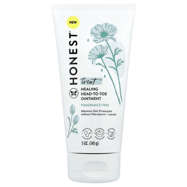 The Honest Company, Treat™, целебная мазь для всего тела, без отдушек, 141 г (5 унций) The Honest Company, Treat™, целебная мазь для всего тела, без отдушек, 141 г (5 унций)