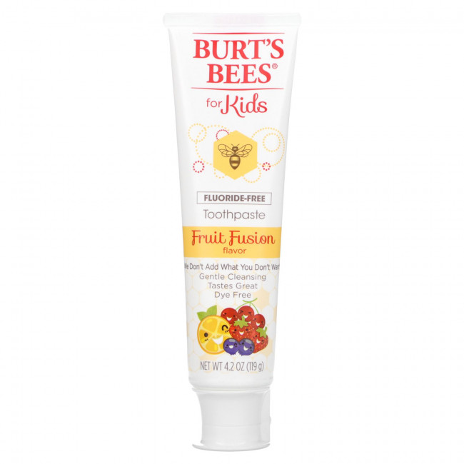 Burt's Bees, Kids, зубная паста без фторидов, Fruit Fusion, 119 г (4,2 унции)