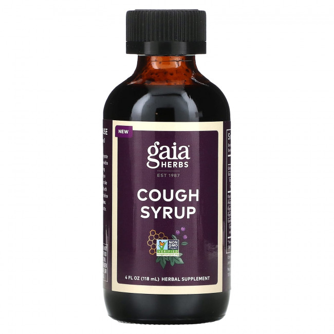 Gaia Herbs, Сироп от кашля, 118 мл (4 жидк. Унции) Gaia Herbs, Сироп от кашля, 118 мл (4 жидк. Унции)