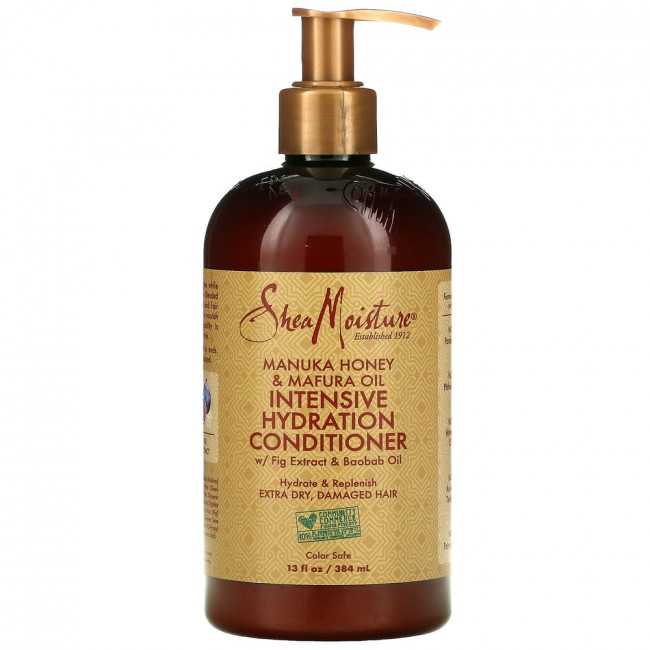 SheaMoisture, кондиционер для интенсивного увлажнения, мед манука и масло мафуры, 384 мл (13 жидк. унций) SheaMoisture, кондиционер для интенсивного увлажнения, мед манука и масло мафуры, 384 мл (13 жидк. унций)