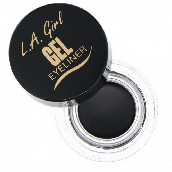 L.A. Girl, Гелевая подводка для глаз Gel Eyeliner, оттенок Jet Black, 3 г L.A. Girl, Гелевая подводка для глаз Gel Eyeliner, оттенок Jet Black, 3 г