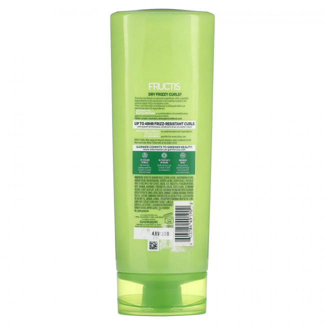Garnier, Fructis, Curl Nourish, увлажняющий кондиционер для всех типов локонов, 354 мл (12 жидк. Унций) Garnier, Fructis, Curl Nourish, увлажняющий кондиционер для всех типов локонов, 354 мл (12 жидк. Унций)