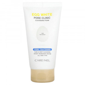 Care:Nel, Egg White, пенка для очищения пор, 150 мл (5,07 жидк. Унции)