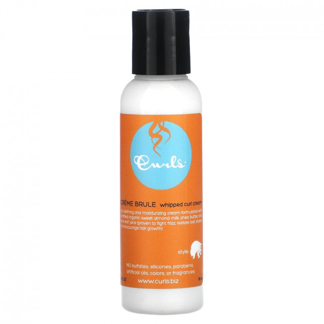 Curls, Creme Brule Whipped Curl Cream , 2 fl oz (60 ml)
