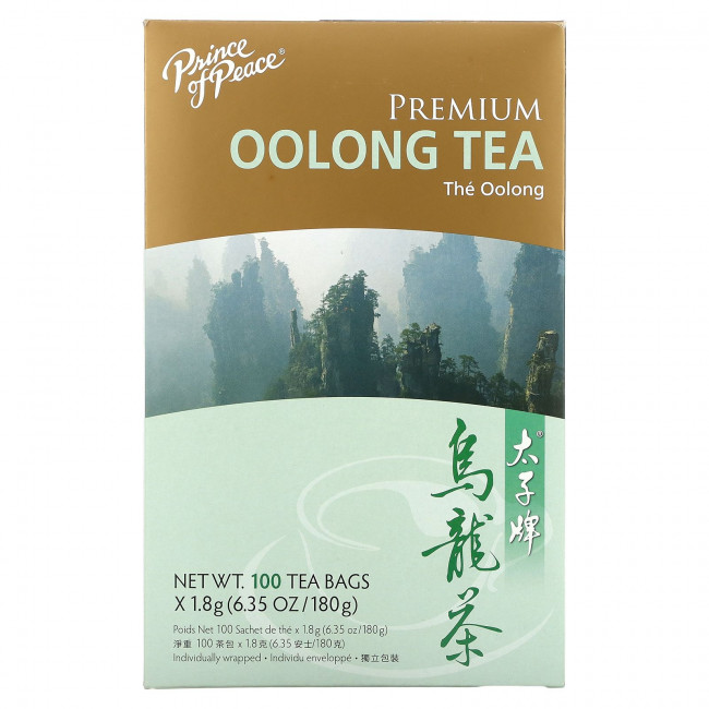 Prince of Peace, Premium Oolong Tea, 100 Tea Bags, (1.8 g) Each Prince of Peace, Premium Oolong Tea, 100 Tea Bags, (1.8 g) Each