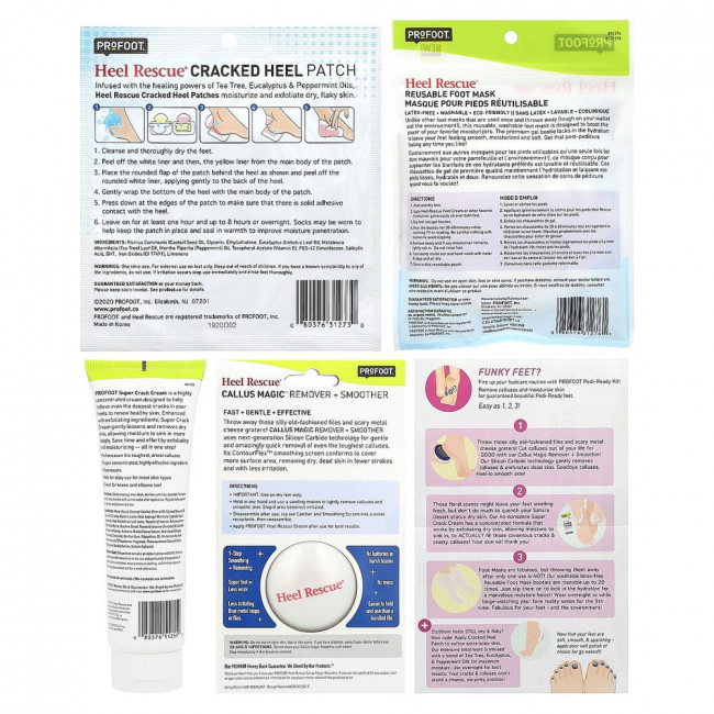 Profoot, Pedi Ready Kit , 4 Piece Kit
