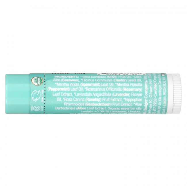 Badger Company, Organic, бальзам для губ, мята Хайленд, 4,2 г (0,15 унции)