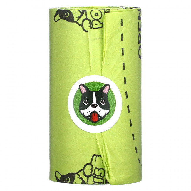 Pogi's Pet Supplies, Earth Friendly Poop Packages, свежий порошок, 30 рулонов, 450 пакетиков