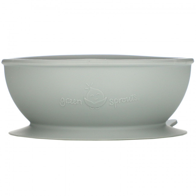 Green Sprouts, Learning Bowl, для детей от 9 месяцев, серый, 1 миска Green Sprouts, Learning Bowl, для детей от 9 месяцев, серый, 1 миска