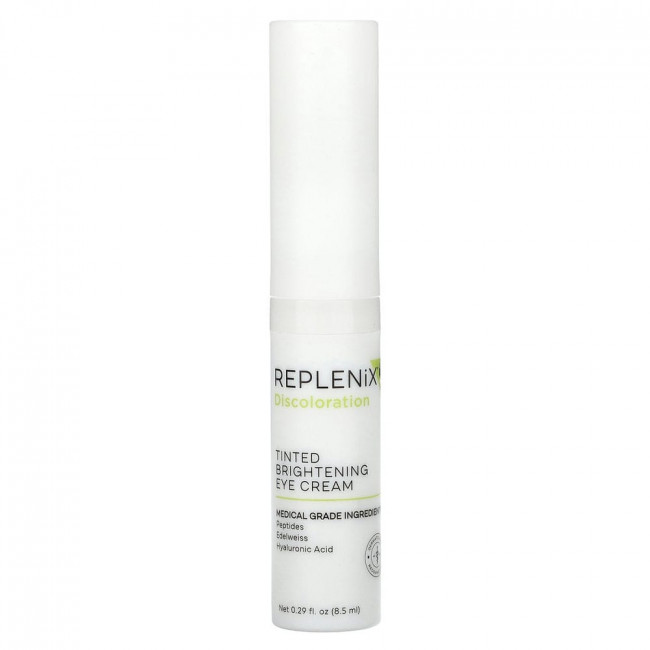 Replenix, Discoloration, Tinted Brightening Eye Cream, Fragrance Free , 0.29 fl oz (8.5 ml)