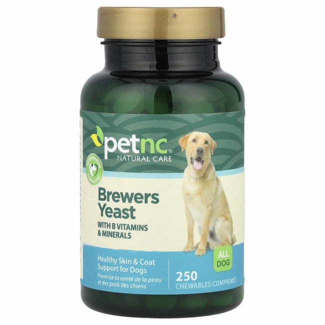 petnc NATURAL CARE, пивные дрожжи, ароматизатор «Печень», 250 жевательных таблеток