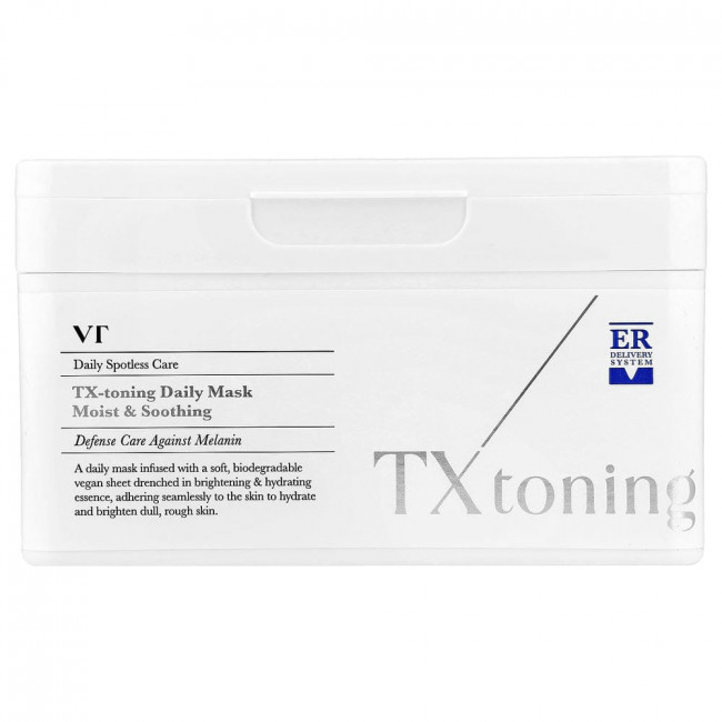 VT Cosmetics, тонизирующая маска для лица TX-toning Daily Beauty Mask, 30 листов, 320 г VT Cosmetics, тонизирующая маска для лица TX-toning Daily Beauty Mask, 30 листов, 320 г