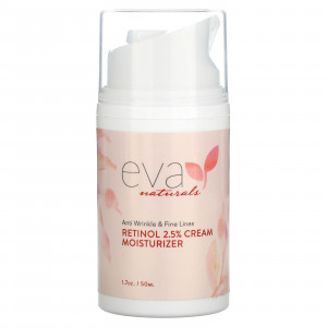 Eva Naturals, 2,5% крем-увлажняющий крем с ретинолом, 50 мл (1,7 унции)